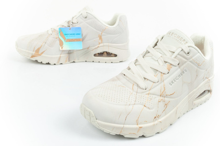 Pantofi sport de damă Skechers Uno [155584/OFWT], alb.