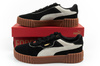 Teniși de damă Puma Carina 3.0, piele, negru, la modă