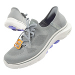 Pantofi sport de damă Skechers Go Walk 7-Via [125213/GYLV] SLIP-INS, gri.
