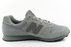 Pantofi sport New Balance 373 pentru bărbați, piele gri la modă și piele întoarsă