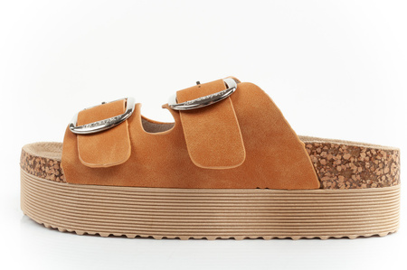 Pantofi Lee Cooper pentru femei, papuci cu platformă, maro, confortabili [LCW-25-35-3494L]