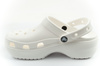 Sandale Crocs Classic Platform pentru femei și bărbați, unisex, la modă, albe