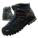 Pantofi de drumeție impermeabili CMP Moon pentru bărbați, peste gleznă, bleumarin