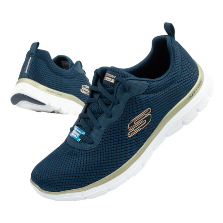Pantofi sport de damă Skechers Flex Appeal 4.0 Brillant View [149303/NVGD], albastru.