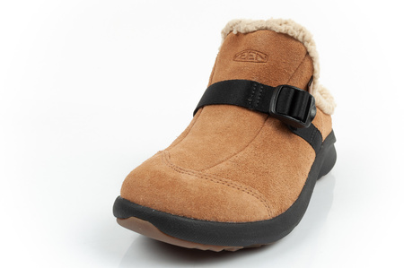 Papuci de damă Keen Hood Clog [1026803] papuci cu piele de oaie, maro.