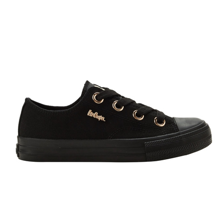 Teniși Lee Cooper pentru femei - Teniși eleganți din material textil negru