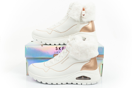 Pantofi sport de damă Skechers Uno Rugged [167993/WTRG], alb.