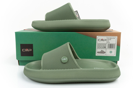 Papuci sport CMP Ruby Slipper pentru femei, verzi, confortabili [3Q97866 E452]