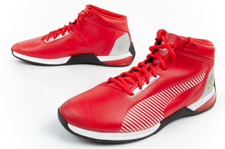 Pantofi sport Puma Ferrari Race Kart Cat-X Mid [306549 02] pentru bărbați, până la glezne, roșii.