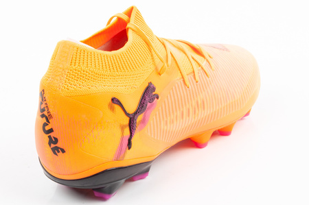 Ghete de fotbal Puma Future 8 Pro FG/AG pentru teren solid, portocaliu neon