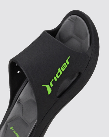  Șlapi sport pentru bărbați Rider Bay XIV Ad, negri, confortabili [83632 AZ135]