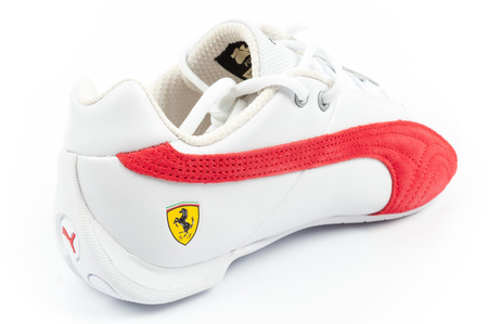 Pantofi sport Puma pentru bărbați Ferrari Future Cat, piele naturală albă, la modă