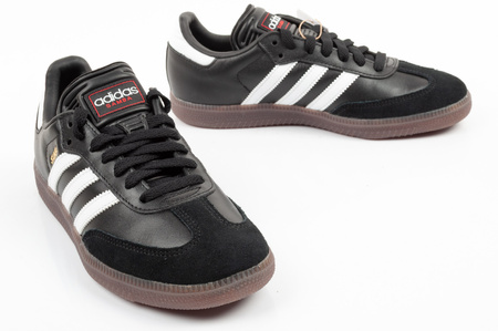 Teniși Adidas Samba, piele la modă, negri