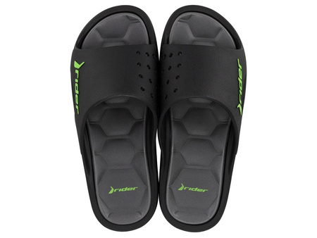  Șlapi sport pentru bărbați Rider Bay XIV Ad, negri, confortabili [83632 AZ135]