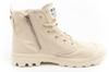 Teniși sport Palladium Pampa Zip pentru bărbați, bej
