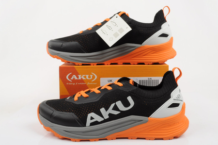 Pantofi de drumeție outdoor pentru bărbați Aku Aira, confortabili, negru gri portocaliu