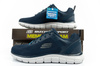 Pantofi sport Skechers Track-Broader pentru bărbați, ușor și confortabili, bleumarin
