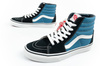 Pantofi sport pentru femei Vans Sk8-Hi, piele, albastru la modă [VN000D5INVY1]