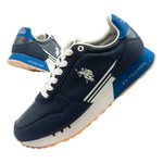 Pantofi sport U.S. Polo Assn, adidași bărbați, la modă, comozi, albaștri