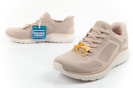 Teniși Skechers Bobs Squad Chaos SLIP-INS pentru femei, bej
