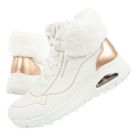 Pantofi sport de damă Skechers Uno Rugged [167993/WTRG], alb.