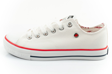 Teniși Lee Cooper pentru femei - Albi la modă și confortabili