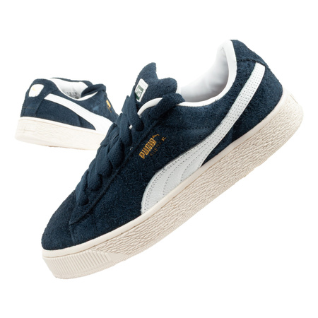 Pantofi sport Puma Suede XL Hairy pentru bărbați, piele, la modă, bleumarin [397241 01]