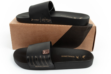 Șlapi sport Rider R10 Slide pentru bărbați - Negri confortabili
