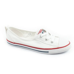 Pantofi sport Converse Chuck Taylor All Star Ballet Lace pentru femei, albi