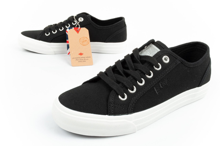 Pantofi sport Lee Cooper pentru femei, model tenis, negri, ușori și confortabili [LCW-25-02-3337L]