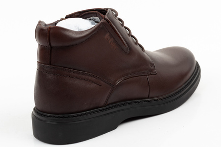 Ghete elegante Lee Cooper pentru bărbați, din piele maro
