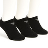 Șosete până la gleznă din bumbac Emporio Armani Calza, negre, confortabile, set de 3