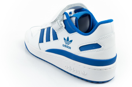 Pantofi sport Adidas Forum Low pentru bărbați, albi, confortabili, la modă, cu închidere Velcro