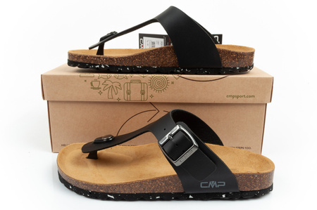 Pantofi CMP Eco Mymosa, flip-flops de damă, branț ușor din piele [3Q91036 U901]