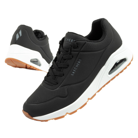Pantofi sport de damă Skechers Uno-Stand On Air [73690/BLK], negri.