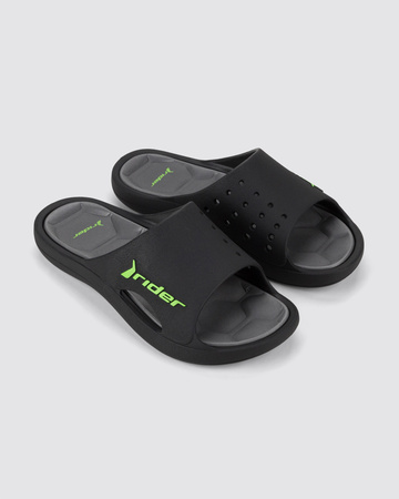  Șlapi sport pentru bărbați Rider Bay XIV Ad, negri, confortabili [83632 AZ135]