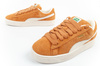Pantofi sport Puma Suede XL Hairy din piele, maro la modă [397241 04]