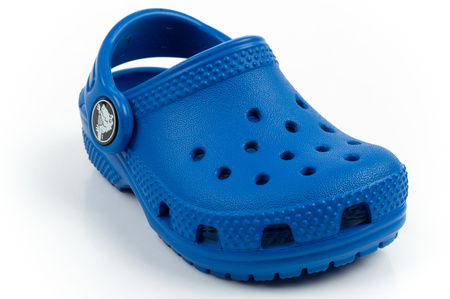 Sandalele Crocs Clog t Blue pentru copii sunt confortabile și ușoare.