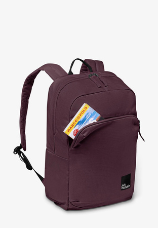Rucsac sport Jack Wolfskin Terraview pentru școală, vișiniu