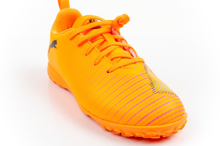 Ghete de fotbal pentru gazon artificial Puma Future 8 Play TT pentru copii, portocalii