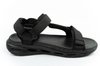 Sandale Lee Cooper pentru bărbați cu velcro, de vară, negre, ușoare
