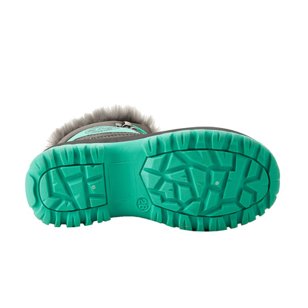 Ghete de zăpadă de iarnă pentru copii Lee Cooper, turcoaz, izolate