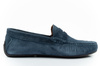 Pantofi Wrangler pentru bărbați, Mocasini Maifield Suede, Piele naturală, Bleumarin