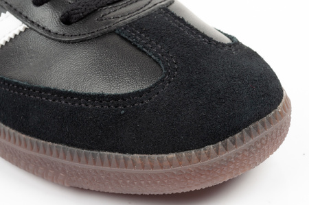 Teniși Adidas Samba, piele la modă, negri