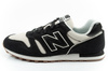 Pantofi sport New Balance 373 pentru bărbați, piele neagră la modă