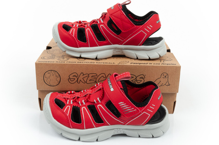 Sandale pentru copii Skechers Relix [406520L/RDBK], roșii.