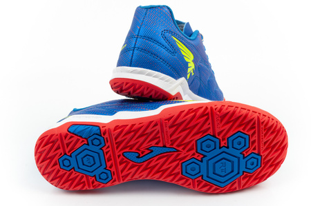 Ghete de fotbal de sală Joma Evolution JR 2605 pentru copii, albastre