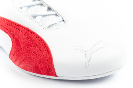 Pantofi sport Puma pentru bărbați Ferrari Future Cat, piele naturală albă, la modă